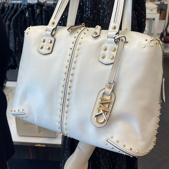 Michael Kors Astor Large Studded Leather - Picture 7 of 14